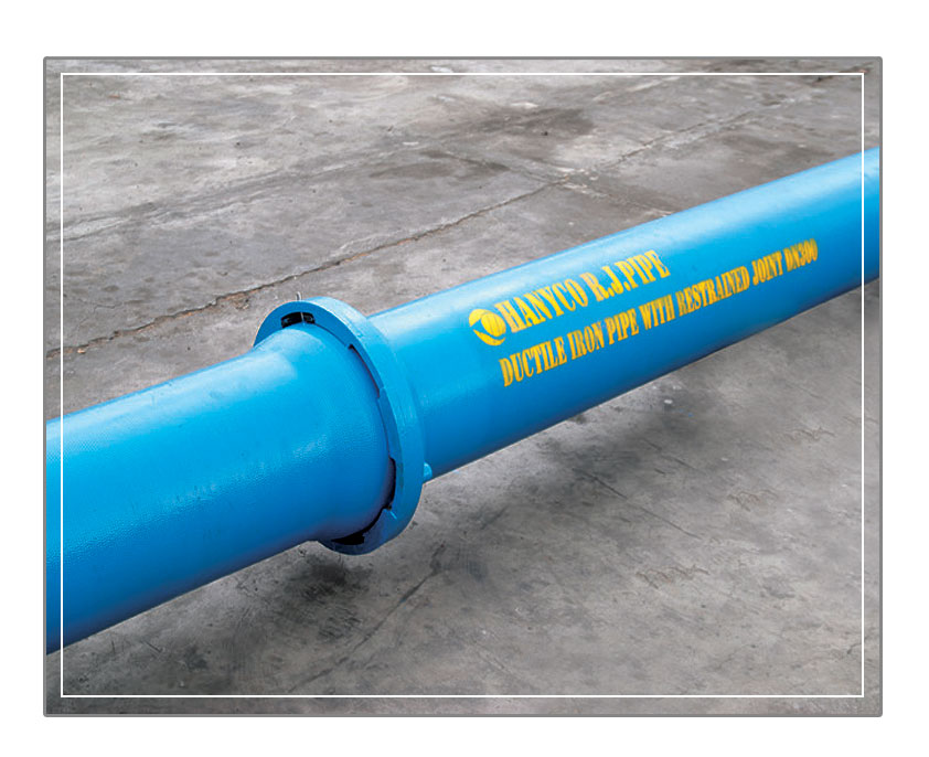 Ductile iron pipe with resistant joint (R.J.Pipe)/R.J Pipe