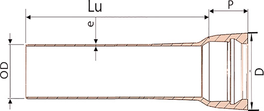 Ductile iron pipes compatible with plastic (PVC or PE) piping systems/image1